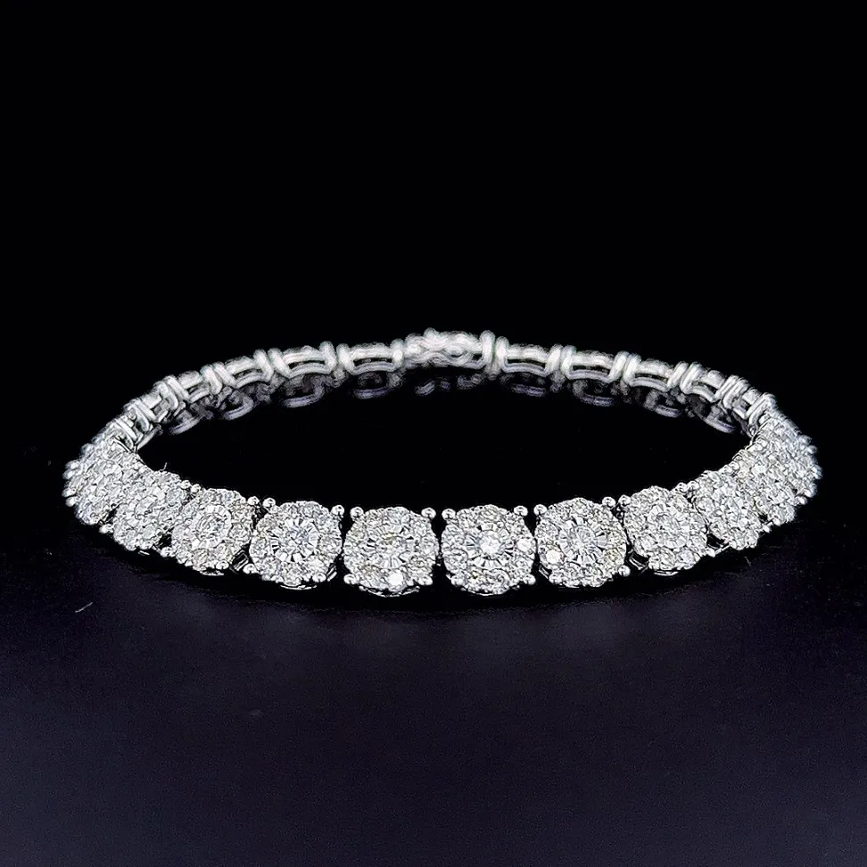 Celestial Cluster Diamond Bracelet