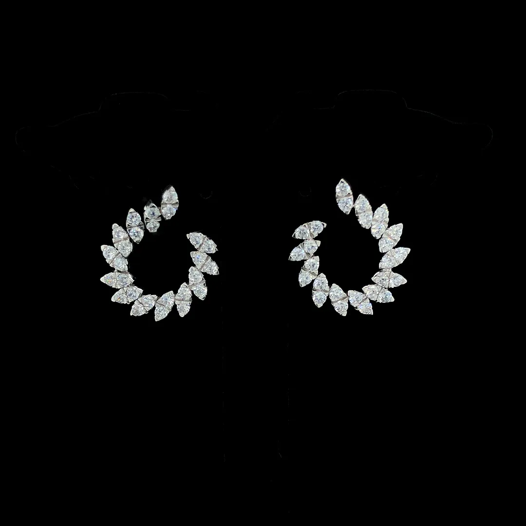 Laurel Wreath Hoop Earrings