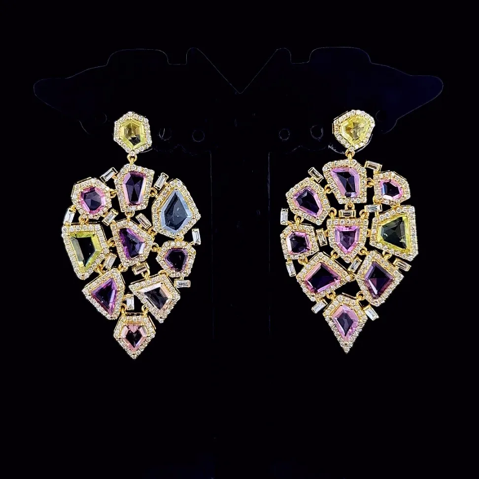 Mosaic Majesty Drop Earrings