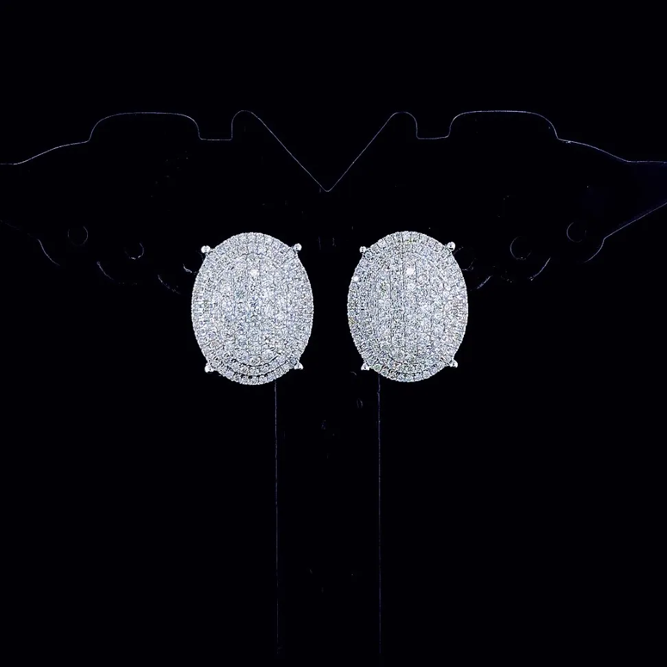 Luminous Veil Diamond Studs