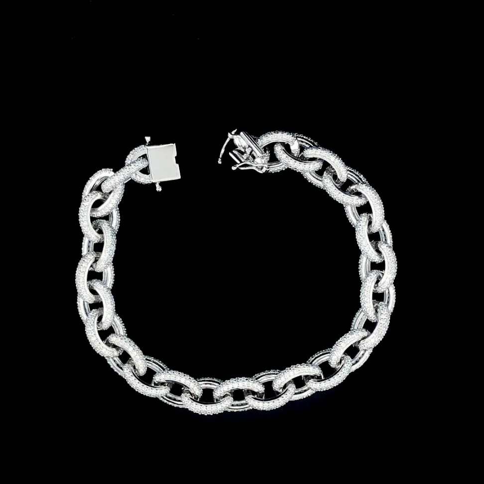 Luminous Lattice Link Bracelet