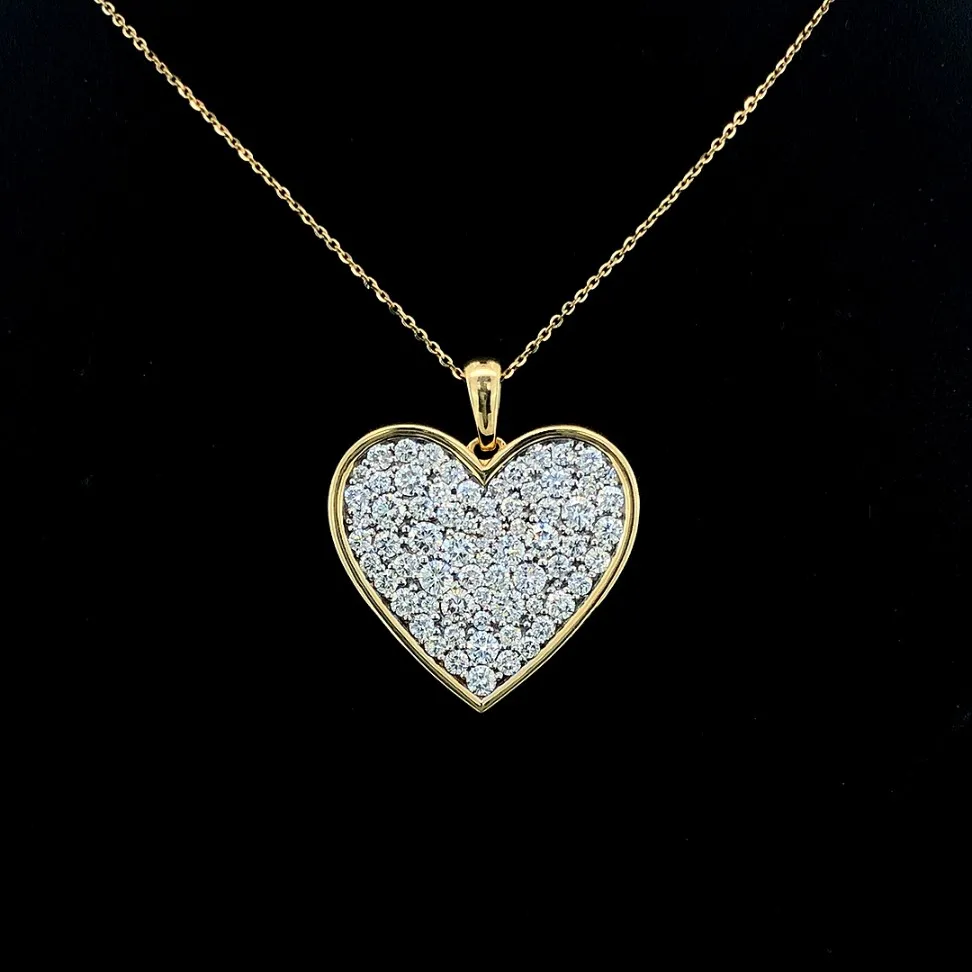 Eternal Sparkle Heart Pendant