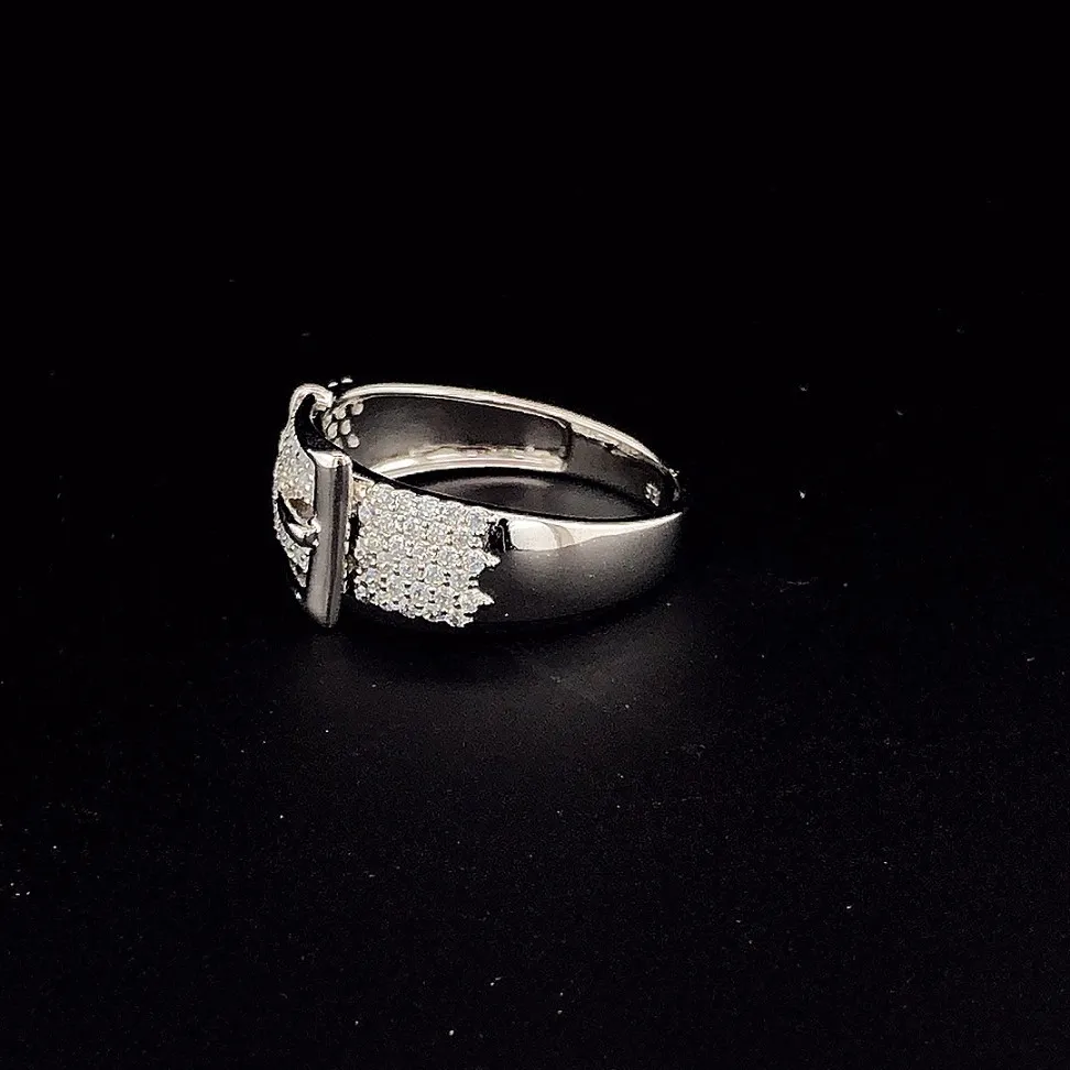 Midnight Halo Diamond Ring