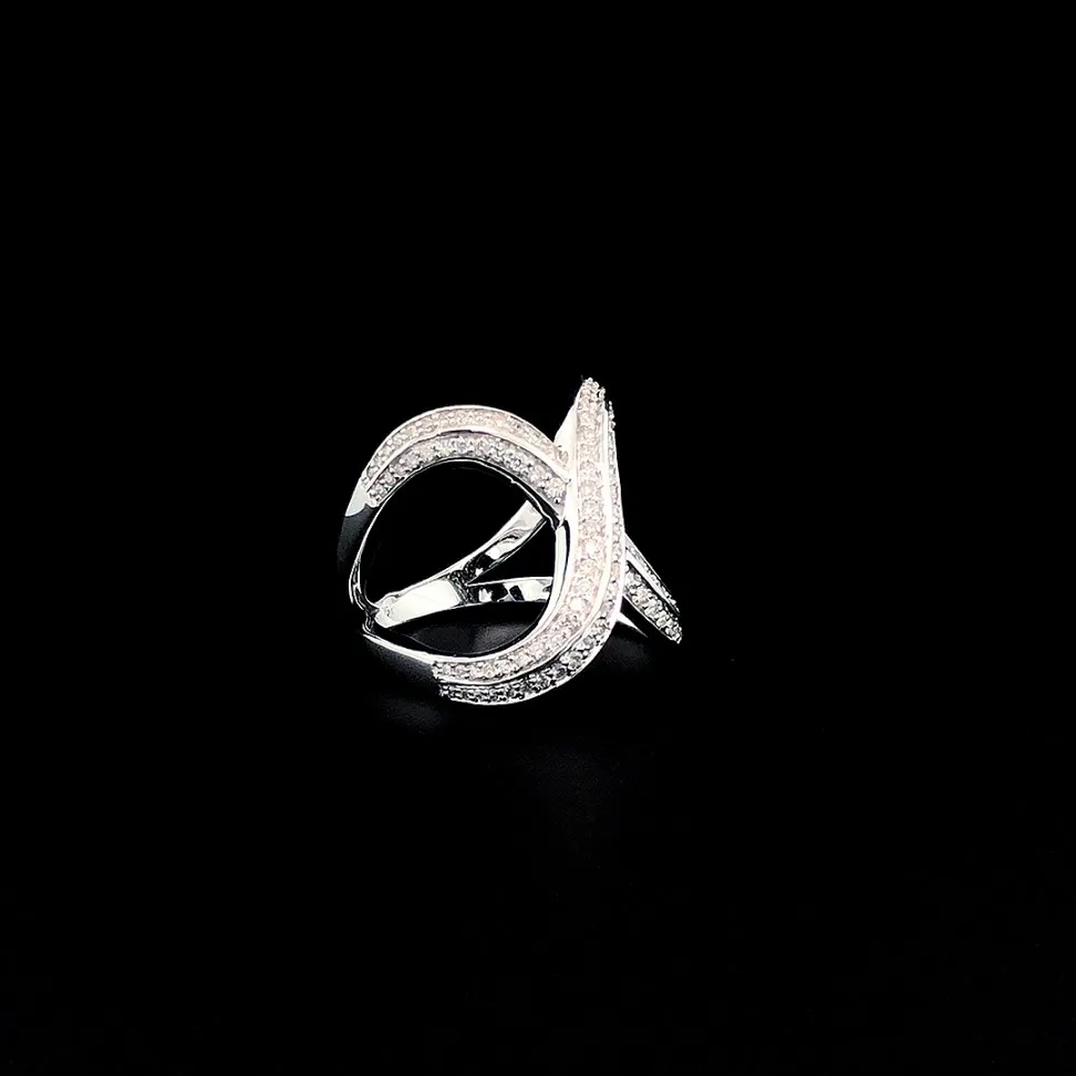 Infinity Shimmer Diamond Ring