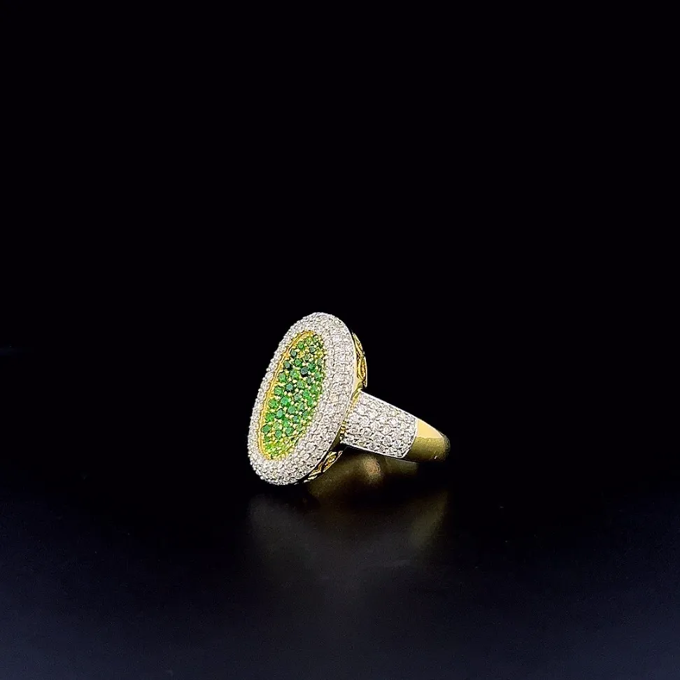 Verdant Vista Diamond Ring