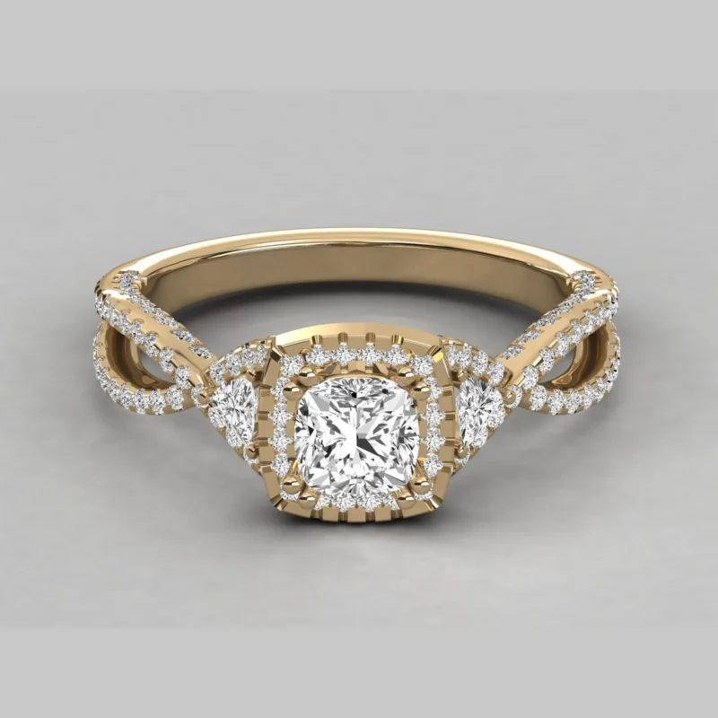 eternal harmony ring solitaire front view