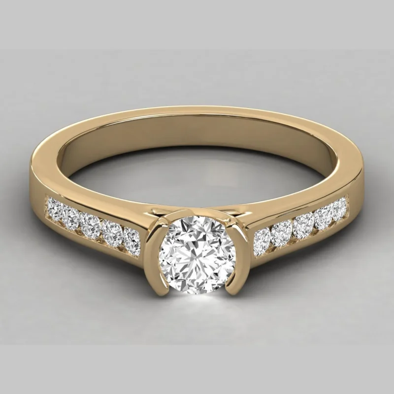 eternal rose spark solitaire front view