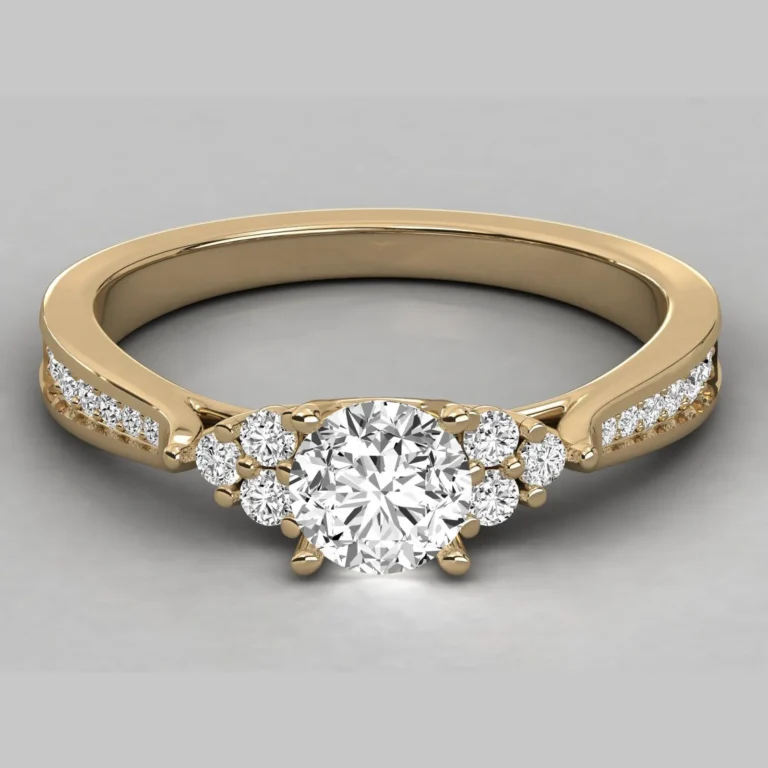 radiant aurora solitaire front view