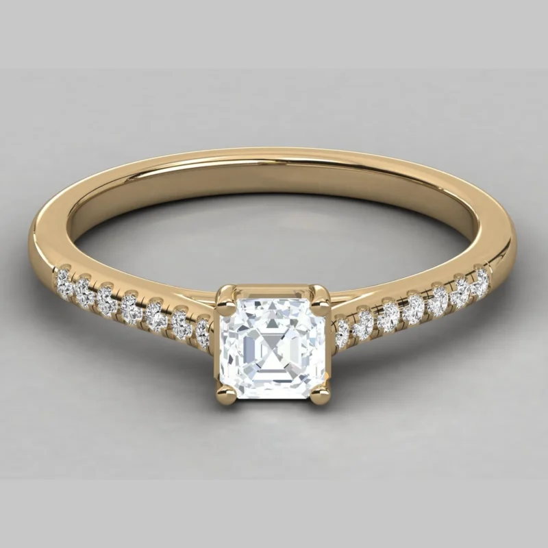 radiant promise solitaire front view