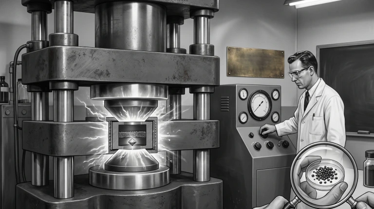 1950s lab-grown diamond experiment