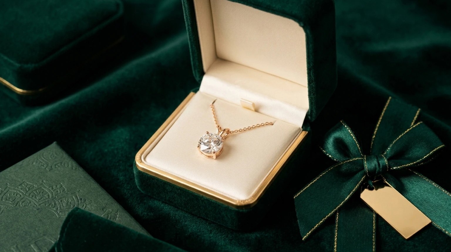 Birthstone and lab-grown diamond pendant for a personalized jewelry gift